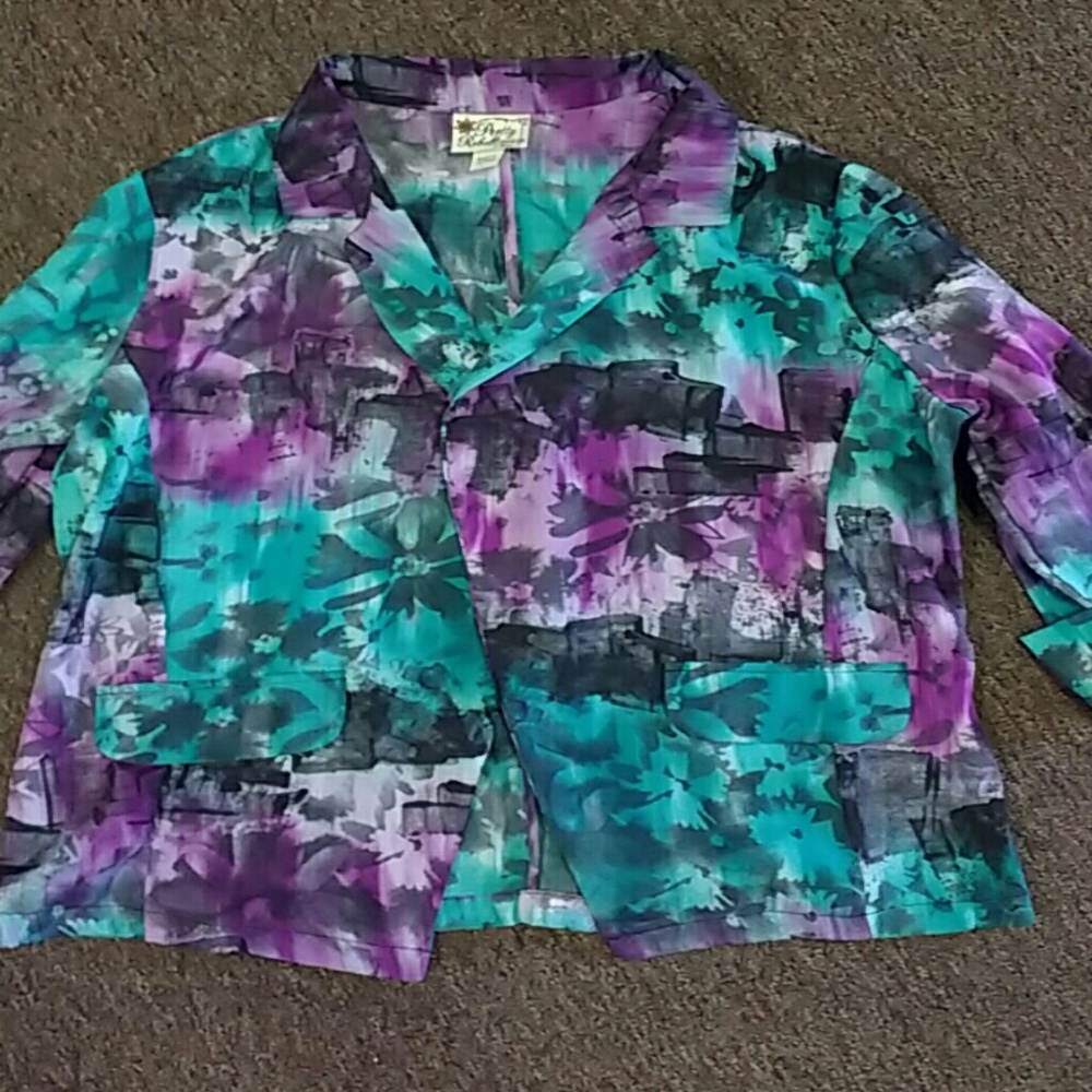 3/4 sleeve blazer